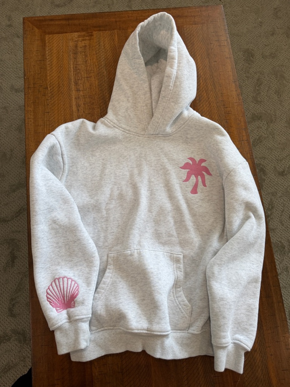 PINK by PINK POCKET Heather Gray Women's Hoodie - XS - Picture 2 of 4